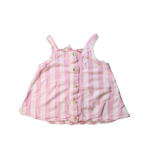 A Pink Sleeveless Tops from Seed in size 8Y for girl. (Front View)