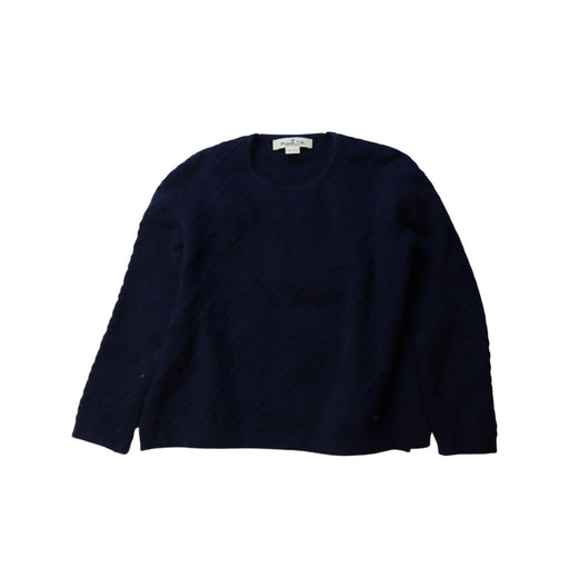 A Navy Knit Sweaters from Massimo Dutti in size 5T for girl. (Front View)