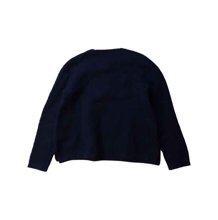 A Navy Knit Sweaters from Massimo Dutti in size 5T for girl. (Back View)