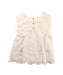 A White Sleeveless Dresses from Louise Misha in size 3T for girl. (Back View)