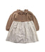 A Brown Long Sleeve Dresses from Wedoble in size 3T for girl. (Front View)