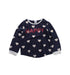 A Blue Pyjama Sets from Petit Bateau in size 4T for boy. (Front View)