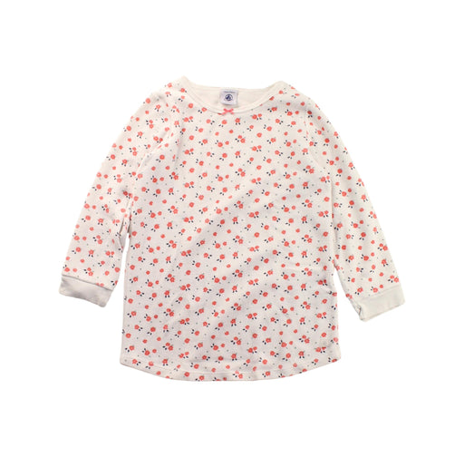 A White Sweater Dresses from Petit Bateau in size 4T for girl. (Front View)