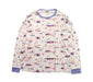 A White Pyjama Sets from Petit Bateau in size 12Y for boy. (Front View)