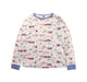 A White Pyjama Sets from Petit Bateau in size 10Y for boy. (Front View)