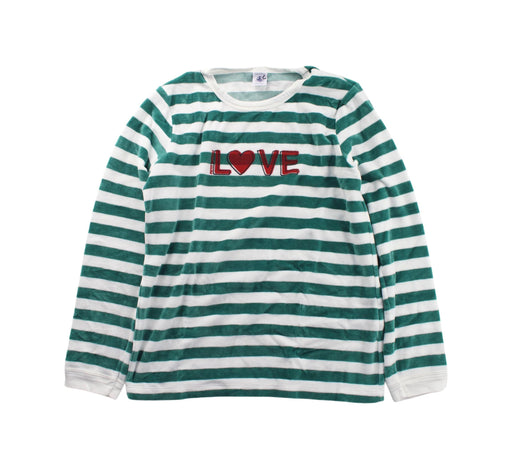 A Green Pyjama Sets from Petit Bateau in size 12Y for girl. (Front View)