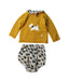 A Multicolour Shorts Sets from Artesania Granlei in size 12-18M for girl. (Front View)