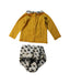 A Multicolour Shorts Sets from Artesania Granlei in size 12-18M for girl. (Back View)