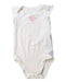 A White Short Sleeve Bodysuits from Guess in size 12-18M for girl. (Front View)