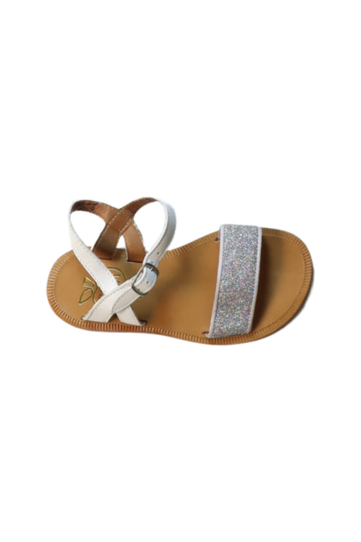 A Multicolour Sandals from Pom d’Api in size 4T for girl. (Front View)