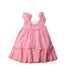 A Pink Sleeveless Dresses from Paz Rodriguez in size 5T for girl. (Back View)