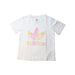 A Multicolour Short Sleeve T Shirts from Adidas in size 5T for girl. (Front View)