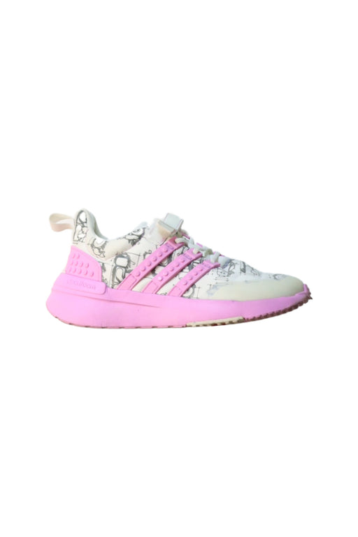 A Multicolour Sneakers from Adidas in size 6T for girl. (Front View)