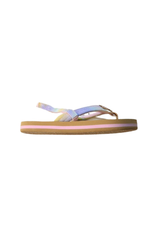 A Multicolour Flip Flops from Reef in size 5T for girl. (Front View)