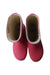 A Pink Rain Boots from Aigle in size 6T for girl. (Back View)