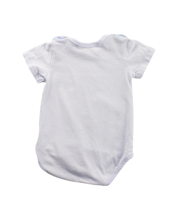 A Blue Short Sleeve Bodysuits from Kanz in size 3-6M for neutral. (Back View)