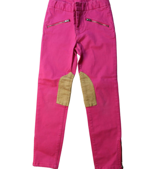A Pink Casual Pants from Ralph Lauren in size 6T for girl. (Front View)