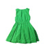 A Green Sleeveless Dresses from Jacadi in size 6T for girl. (Back View)