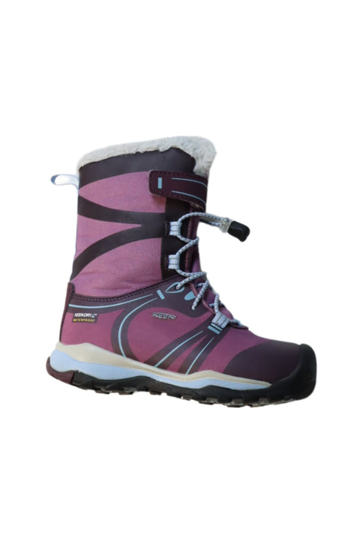 A Multicolour Winter Boots from Keen in size 4T for girl. (Front View)