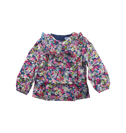A Multicolour Long Sleeve Tops from Jacadi in size 4T for girl. (Front View)