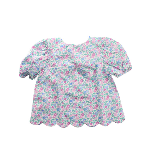 A Multicolour Short Sleeve Tops from Jacadi in size 4T for girl. (Front View)