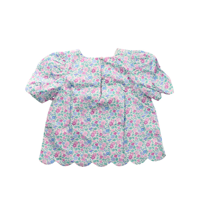 A Multicolour Short Sleeve Tops from Jacadi in size 4T for girl. (Back View)