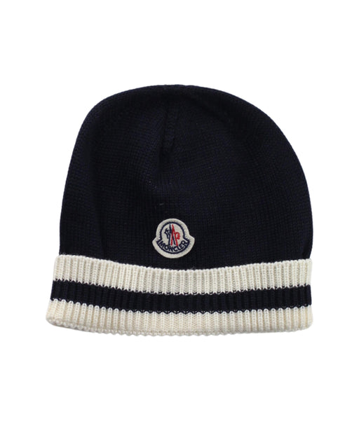 A Blue Beanies from Moncler in size O/S for boy. (Front View)