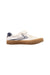 A White Sneakers from Feiyue in size 10Y for boy. (Front View)
