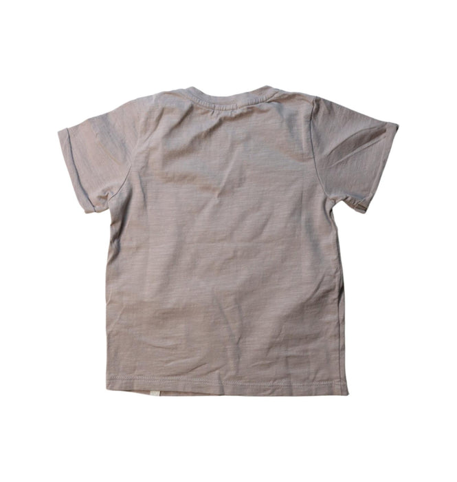 A Grey Short Sleeve T Shirts from Felix & Mina in size 4T for neutral. (Back View)