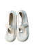 A White Flats from Jacadi in size 4T for girl. (Back View)
