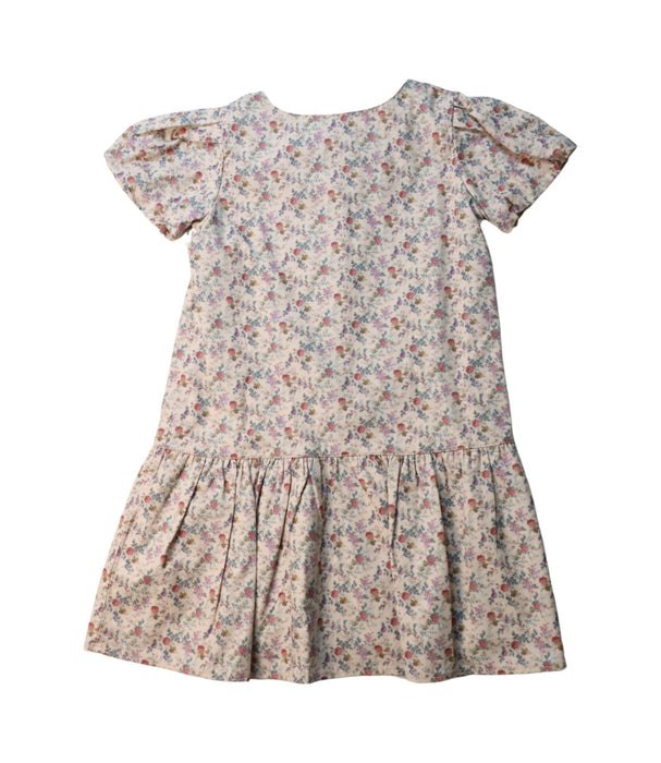 A Multicolour Short Sleeve Dresses from Minnow in size 3T for girl. (Back View)
