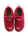 A Red Slip Ons from Nike in size 4T for boy. (Back View)