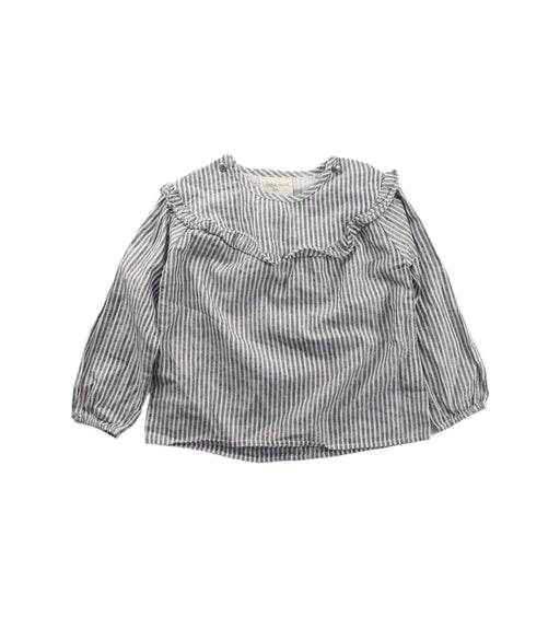 A Grey Long Sleeve Tops from Louis Louise in size 2T for girl. (Front View)