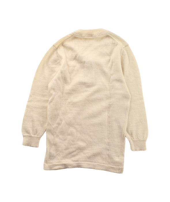 A Ivory Knit Sweaters from Morley in size 2T for girl. (Back View)