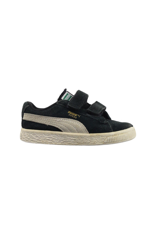 A Black Sneakers from Puma in size 3T for boy. (Front View)