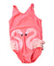 A Peach Swimsuits from Seed in size 18-24M for girl. (Front View)
