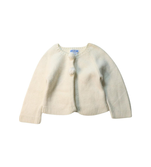 A Ivory Cardigans from Jacadi in size 12-18M for girl. (Front View)