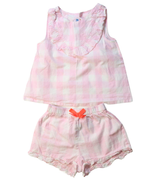 A White Shorts Sets from Jacadi in size 2T for girl. (Front View)