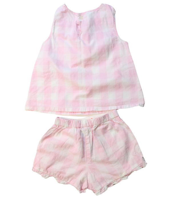 A White Shorts Sets from Jacadi in size 2T for girl. (Back View)