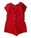 A Red Short Sleeve Rompers from Janie & Jack in size 2T for girl. (Back View)