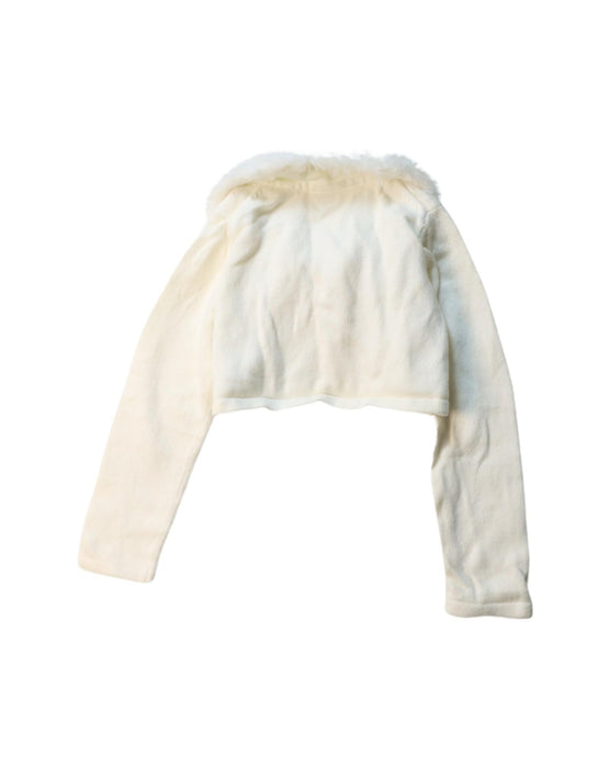 A Ivory Cardigans from Janie & Jack in size 2T for girl. (Back View)