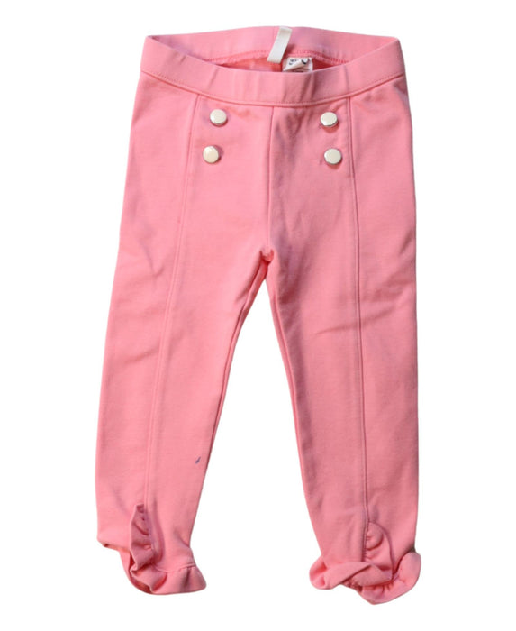 A Pink Leggings from Janie & Jack in size 18-24M for girl. (Front View)