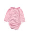 A Pink Long Sleeve Bodysuits from Jojo Maman Bébé in size 3-6M for girl. (Back View)