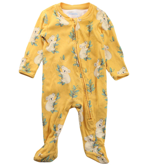A Yellow Onesies from Jojo Maman Bébé in size 3-6M for boy. (Front View)