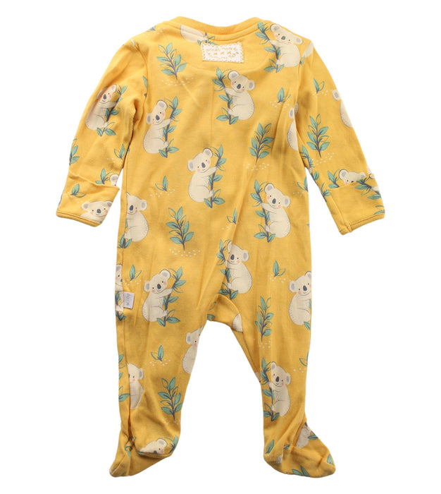 A Yellow Onesies from Jojo Maman Bébé in size 3-6M for boy. (Back View)