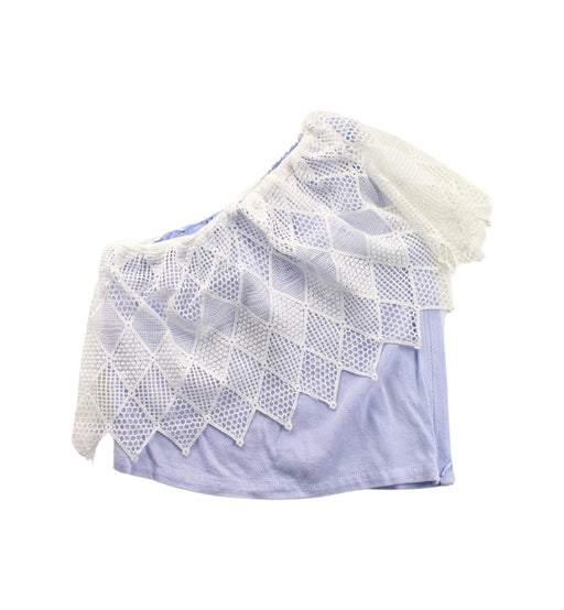 A White Sleeveless Tops from Gingersnaps in size 8Y for girl. (Front View)