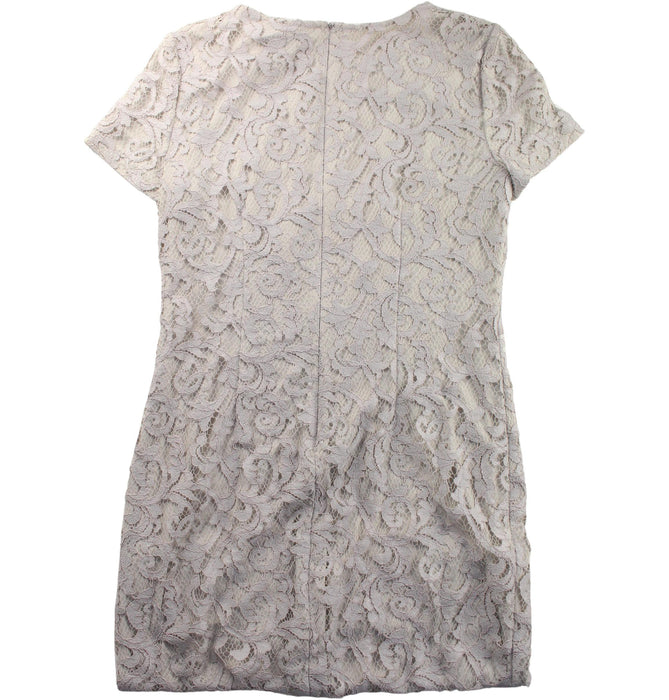 A White Short Sleeve Dresses from Lauren Ralph Lauren in size 6T for girl. (Back View)