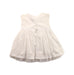 A White Short Sleeve Dresses from Petit Bateau in size 6-12M for girl. (Back View)