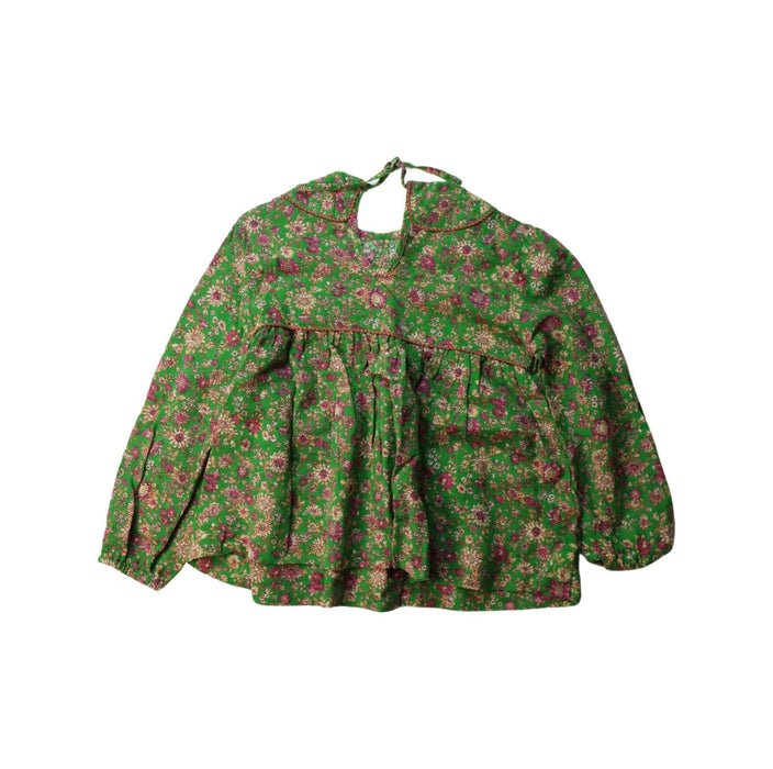 A Multicolour Long Sleeve Tops from Bonjour in size 6T for girl. (Back View)