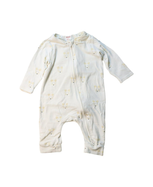 A Multicolour Long Sleeve Jumpsuits from Seed in size 0-3M for neutral. (Front View)